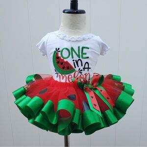 One in a Melon Birthday Tutu Set